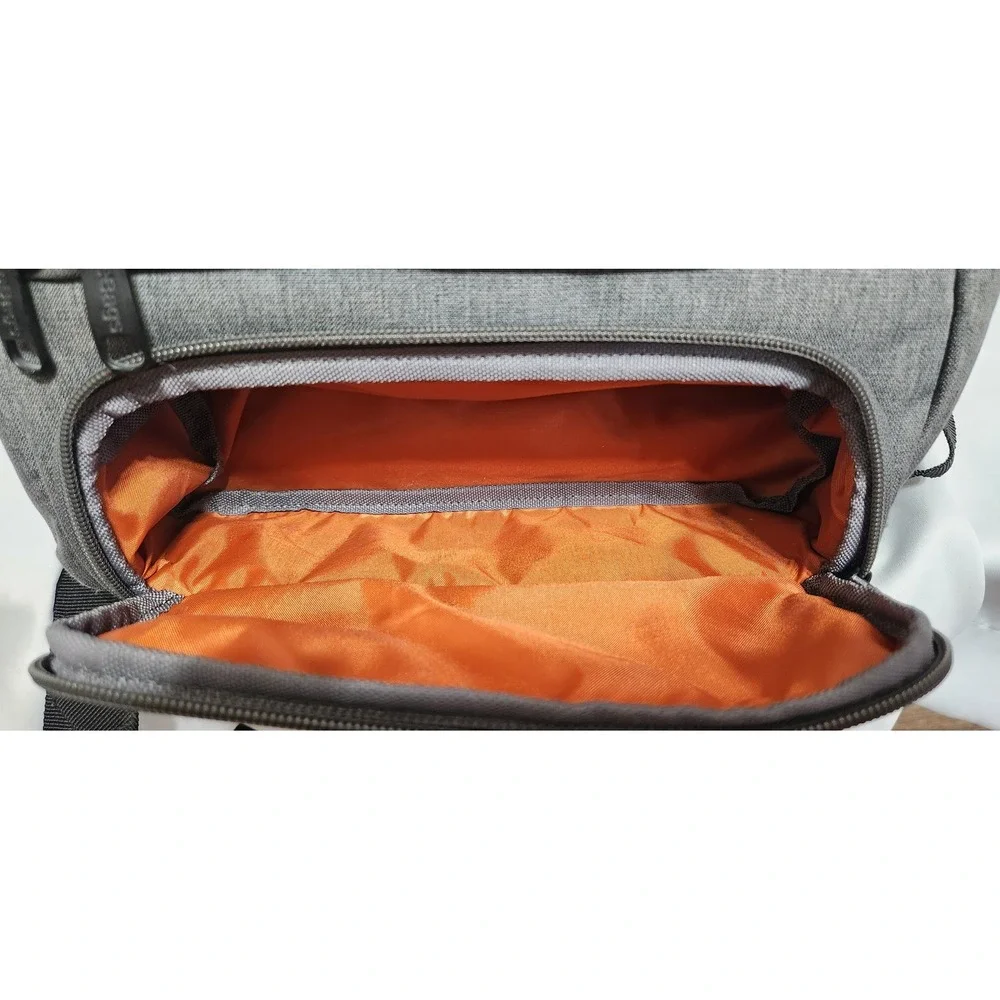 eBags Professional Slim Laptop Backpack Gray Heathered Commuter Bag EB2146-16